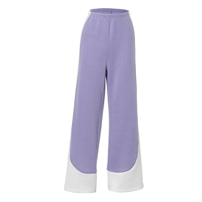 Women's Daily Streetwear Color Block Full Length Casual Pants