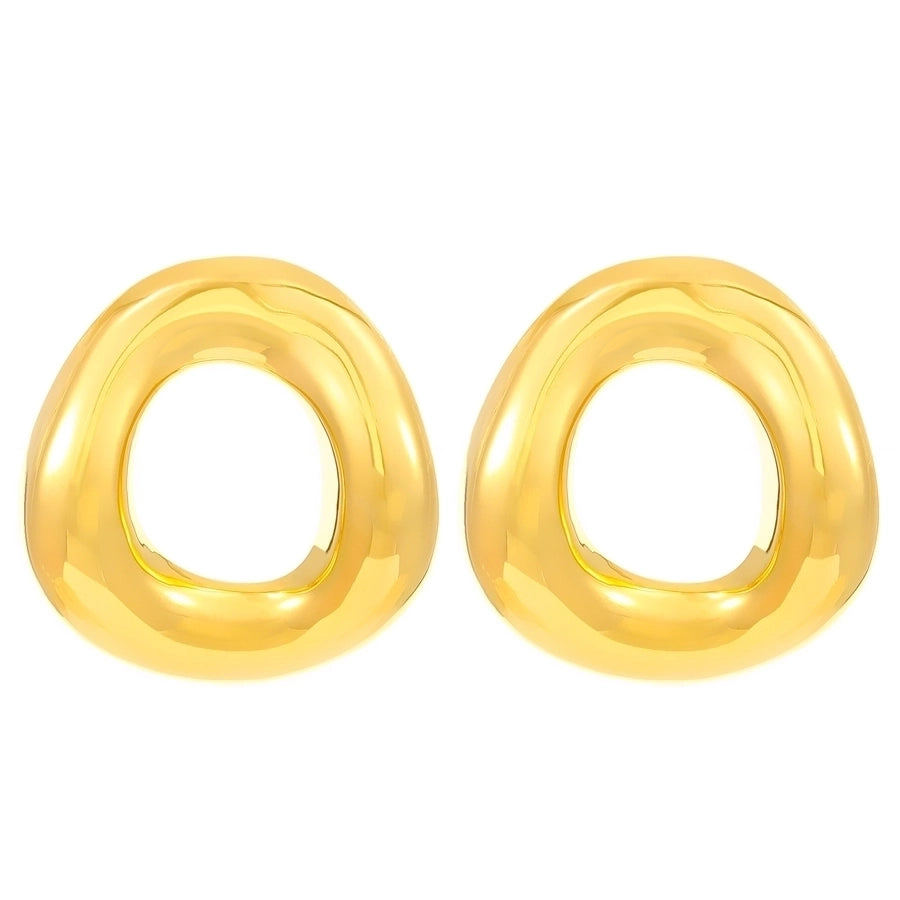 1 Pair Retro Simple Style Classic Style Geometric 304 Stainless Steel 18K Gold Plated Ear Studs